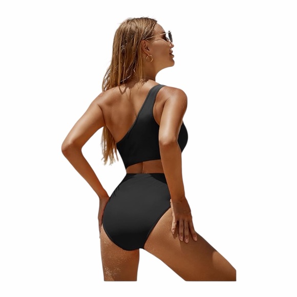 One-Shoulder Swimsuit - Picture 2 of 6